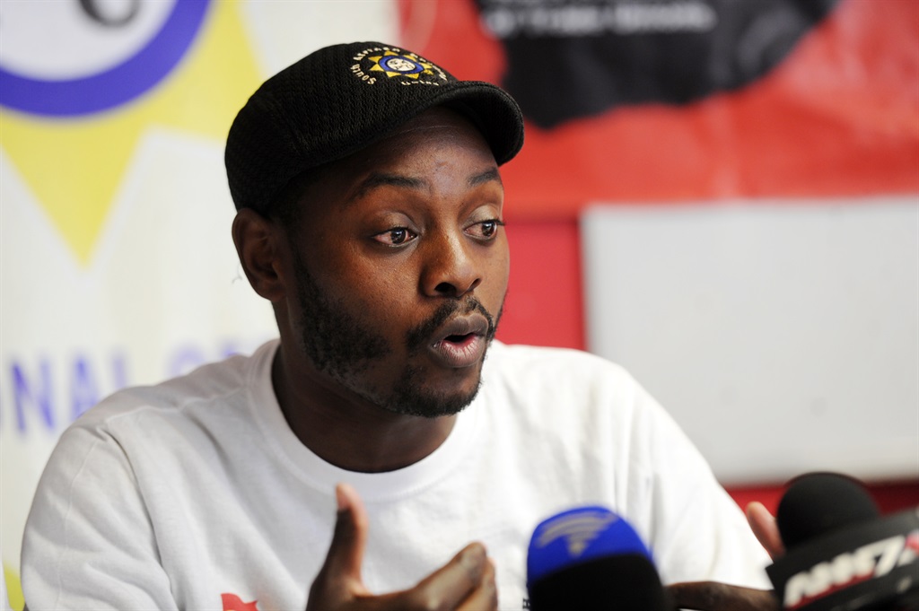Bethuel Nkuna speaks about the ‘pain’ of the striking 10111 workers. Picture: Jabu Kumallo