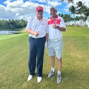 Former Sundowns boss golfs with Donald Trump