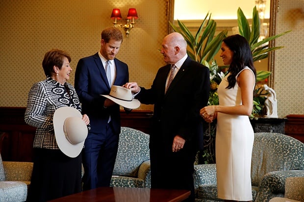 Prince Harry and Meghan Markle tour Australia.
