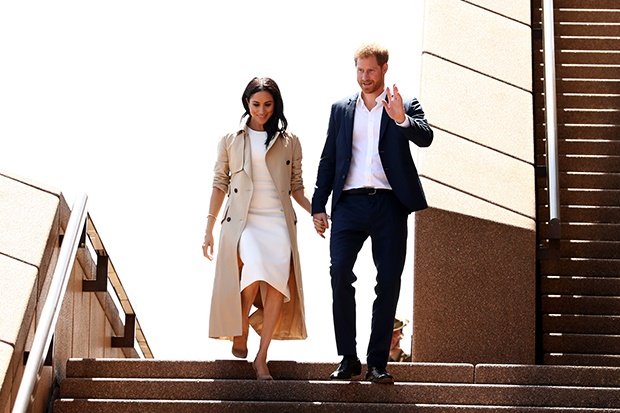 Prince Harry and Meghan Markle tour Australia.