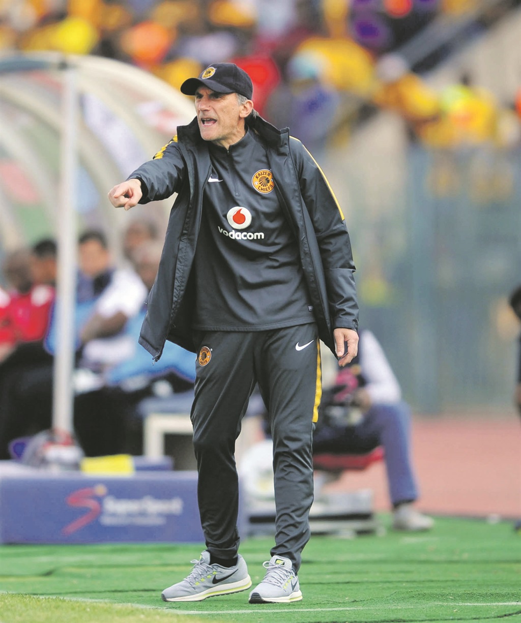 Giovanni Solinas aims to guide Kaizer Chiefs to their second league win against Free State Stars.Photo by Backpagepix