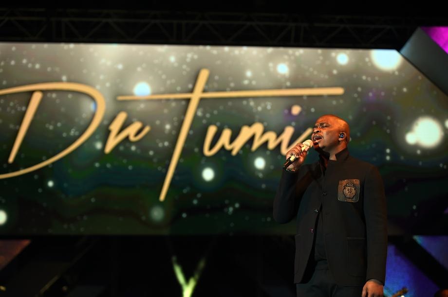 Dr Tumi performed at the fully packed Ticketpro Dome on Sunday.