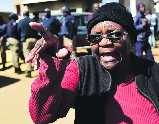 Pimville resident gogo Patricia Zulu (71) said her kasi was not included a recent RDP project.                    Photo by    Themba Makofane
