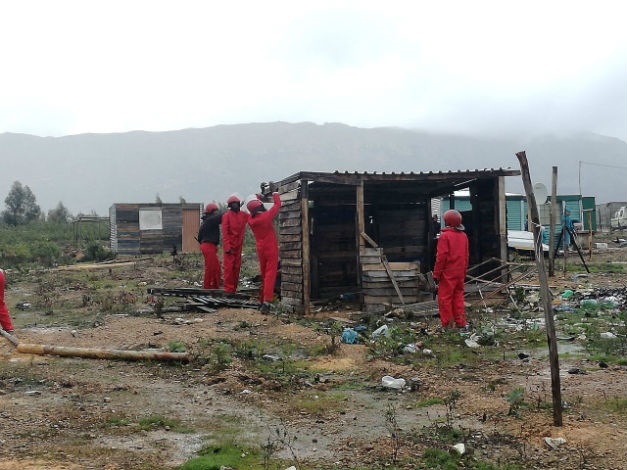 Red Ants take down structures in Pine Valley, Wolseley. Photo supplied