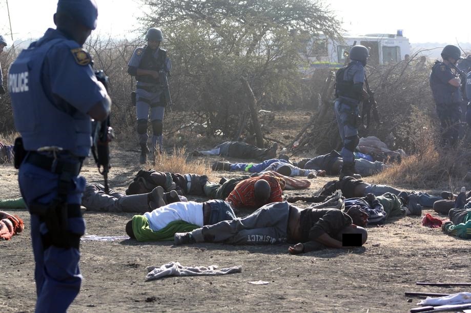 MASSACRE: The Marikana killing on 16 August 2012 will always be a painful reminder of police brutality under democracy.  Photo by Felix Dlangamandla 
