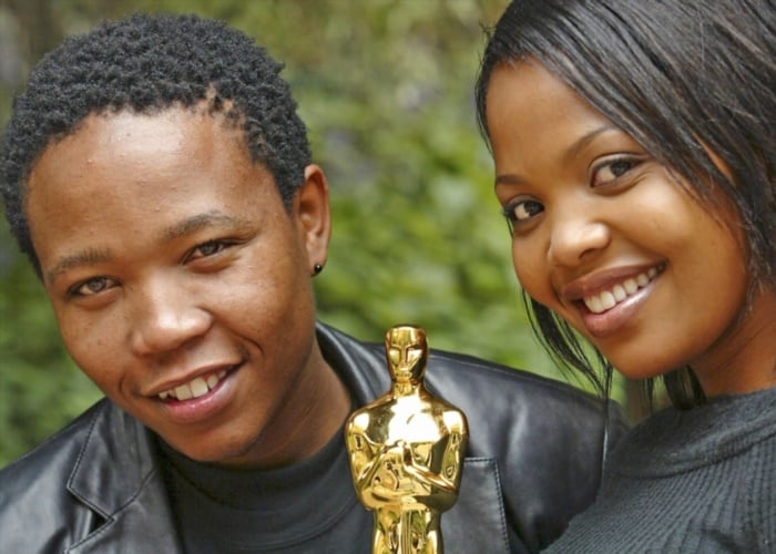 Presley Chweneyagae and Terry Pheto 2006. Photo from Gallo images 
