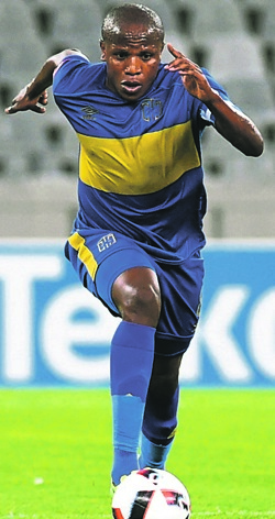 Lebogang Manyama is in demand, with Mamelodi Sundowns among the clubs interested in his services. Photo supplied.