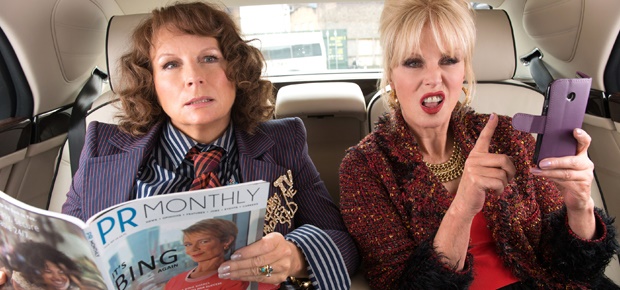 Jennifer Saunders and Joanna Lumley in Absolutely Fabulous. (AP)