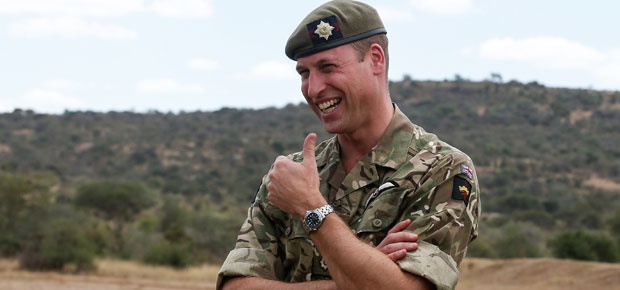 Prince William visits the British Army Training Unit Kenya (BATUK). (Photo: AFP)