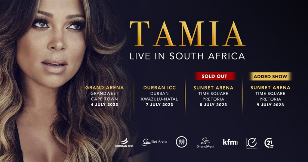 tamia south african tour