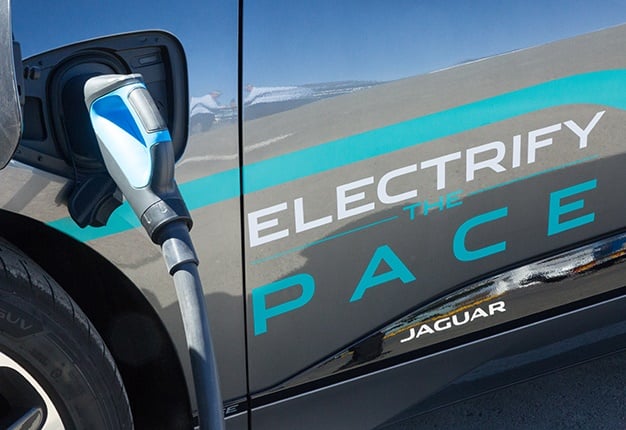 Jaguar I-Pace charging