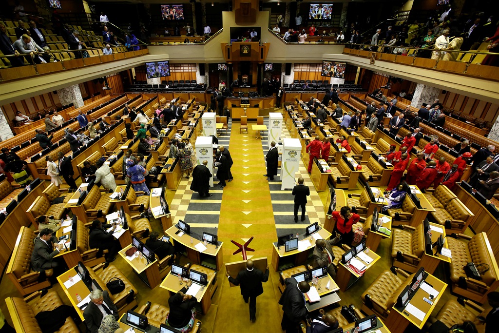Die geheime stemming in die Nasionale Vergadering op 8 Augustus in die mosie van wantroue in pres. Jacob Zuma.