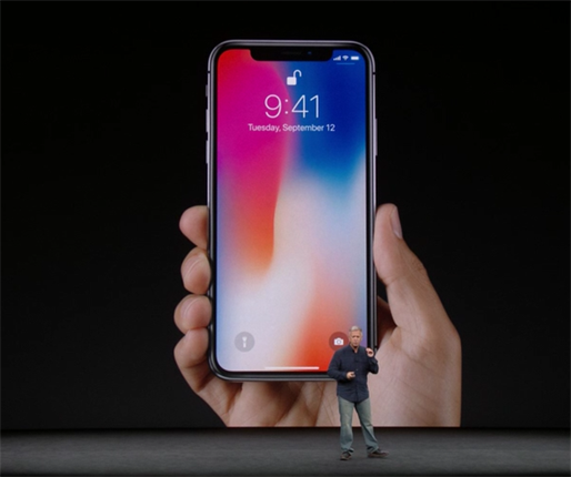 The iPhone X, pronounced iPhone '10' ditches the home button on the device and features Face ID.