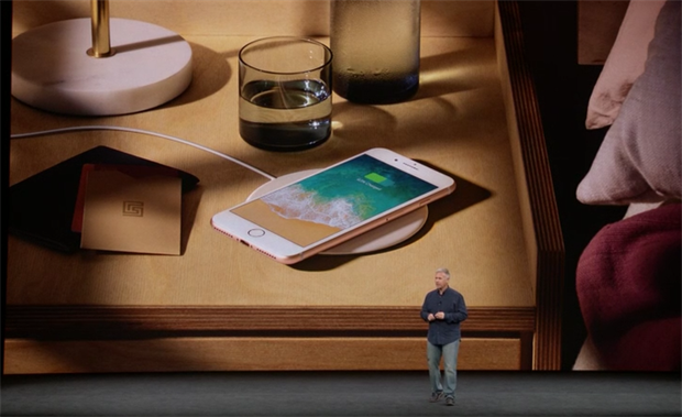The new iPhone 8 will support wireless charging.
