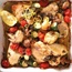 Herb chicken and vegetable bake