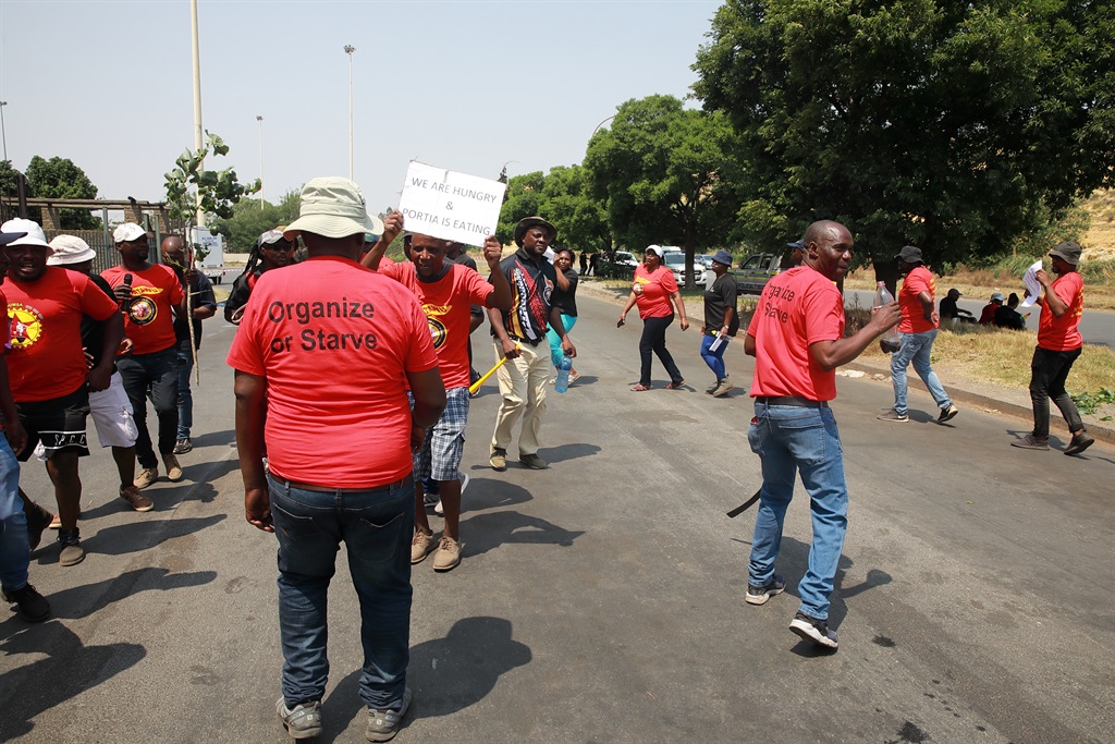 Transnet Strike in City Deep on October 10, 2022 in Johannesburg.