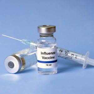 Flu vaccine from Shutterstock