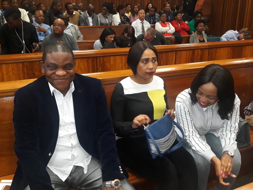 IT’S A JOKE: Timothy Omotoso, Lusanda Sulani and Zukiswa Sitho are in the dock facing rape, human trafficking and sexual assault charges. Photo by Luvuyo Mehlwana 