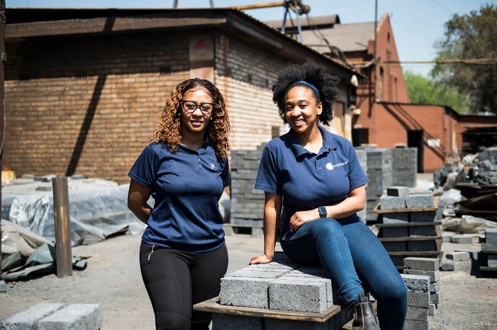 Sisters Kedibone and Kekeletso Tsiloane have tackled the male-dominated construction sector with their innovation that recycles plastic to make durable bricks.