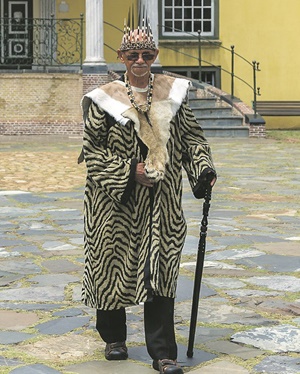 The paramount chief of the Khoisan, Hendrik ‘Hennie’ van Wyk. (Jaco Marais, Netwerk24) 
