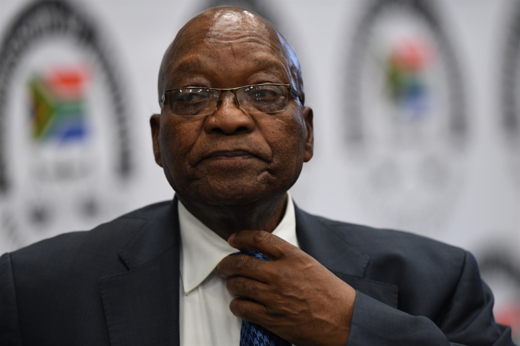 Former President Jacob Zuma before the Zondo Commission in 2019 (Photo: Felix Dlangamandla)