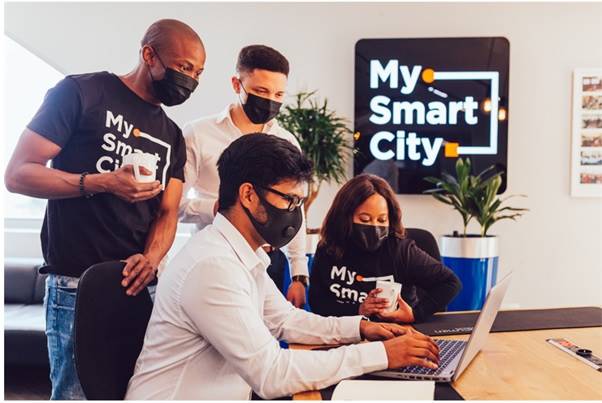 Die My Smart City-span werk baie goed in Kaapstad. Foto: My Smart City
