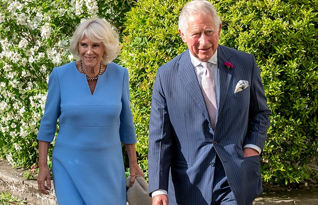 Prince Charles and Camilla, Duchess of Cornwall at their Welsh home. (Getty Images)