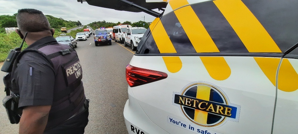 Netcare 911 responded to a crash in which two pedestrians were killed.