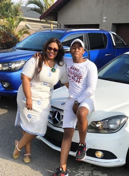 Junior De Rocka surprises his mom with a brand new car. Photo: Instagram
