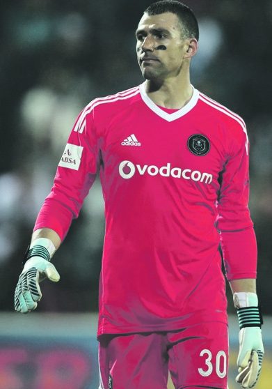 Goalkeeper Wayne Sandilands is hoping for more clean sheets with Orlando Pirates. Photo by Backpagepix.