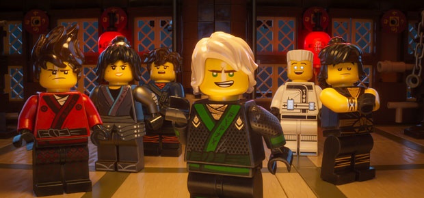 A scene in The Lego Ninjago Movie. (©2017 The LEGO Group)