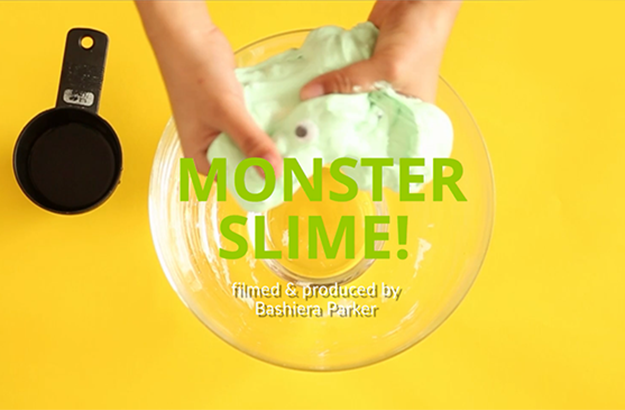 Kids absolutely love slime! So we thought we'd put together a DIY monster slime for Halloween.