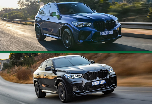 BMW X5 M and X6 M. Image: BMW Press / Wheels24