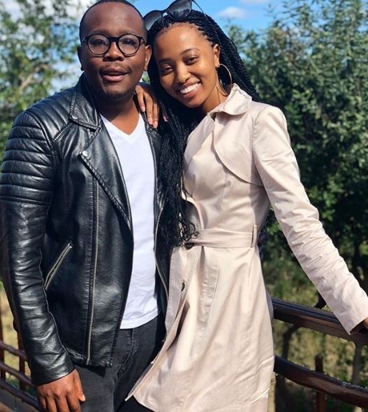 Ntandoyenkosi Mthethwa with her husband Khaya.
Photo: Instagram 