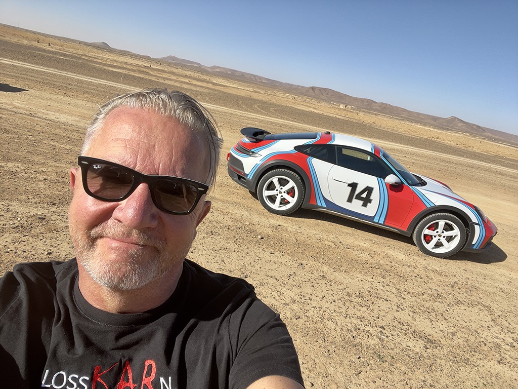 News24 Motoring contributor Dieter Losskarn with t