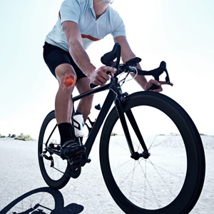 Knee pain is the most common lower-body problem among cyclists.
