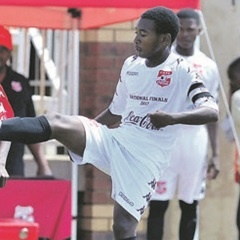 ONE TO WATCH:  The Clapham High School soccer team has been crowned this year’s Copa Coca-Cola Under-15 champions and captain Thato Matli was named the player of the event.