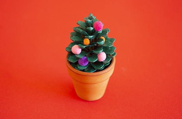 Pine cones, paint and lots of bits and bobs – these DIYs are perfect to get the kids, and you, into the holiday spirit!