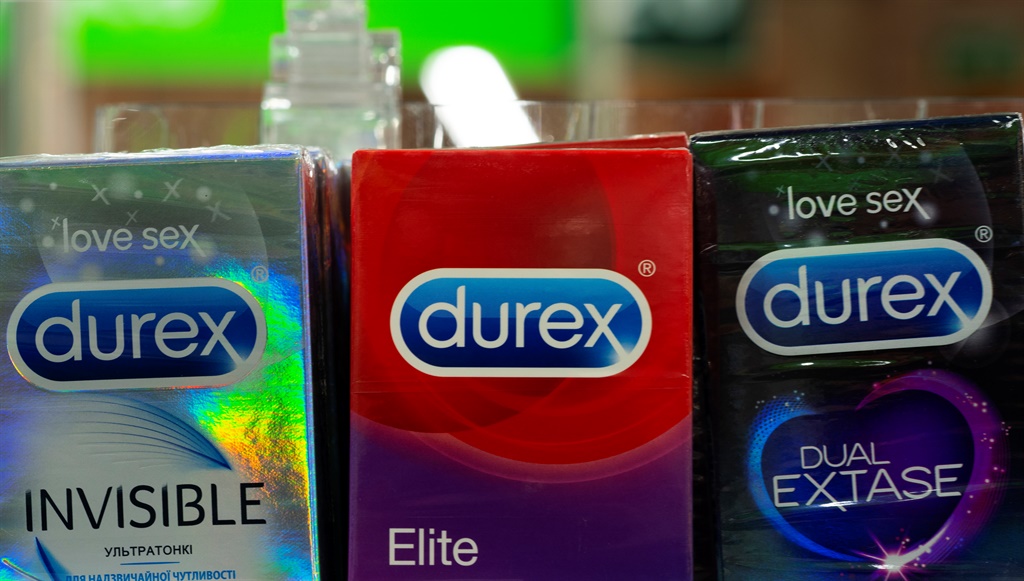 KIEV, UKRAINE - 2020/02/13: Durex condoms are seen