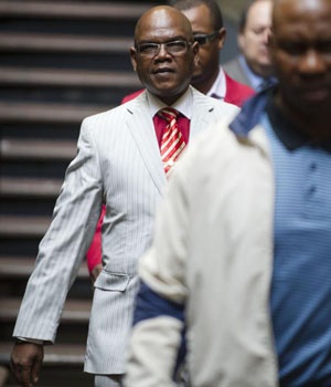 Richard Mdluli outside the Labour Court in Pretoria. Picture: Deaan Vivier