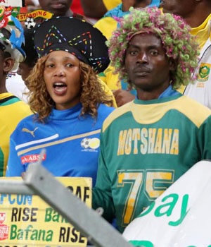 Fans during the 2017 Africa Cup of Nations qualifying football match between South Africa and Gambia at Moses Mabhida Stadium in Durban. Picture: Anesh Debiky/Gallo Images