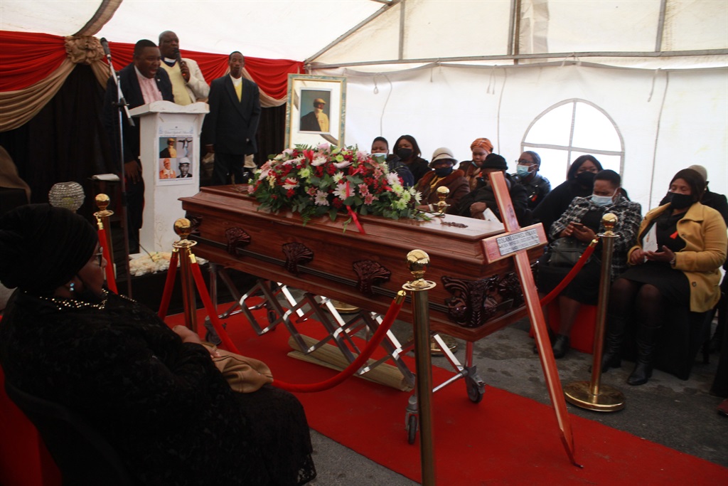 Zolani Nikani's funeral. Photo by Lindile Mbontsi
