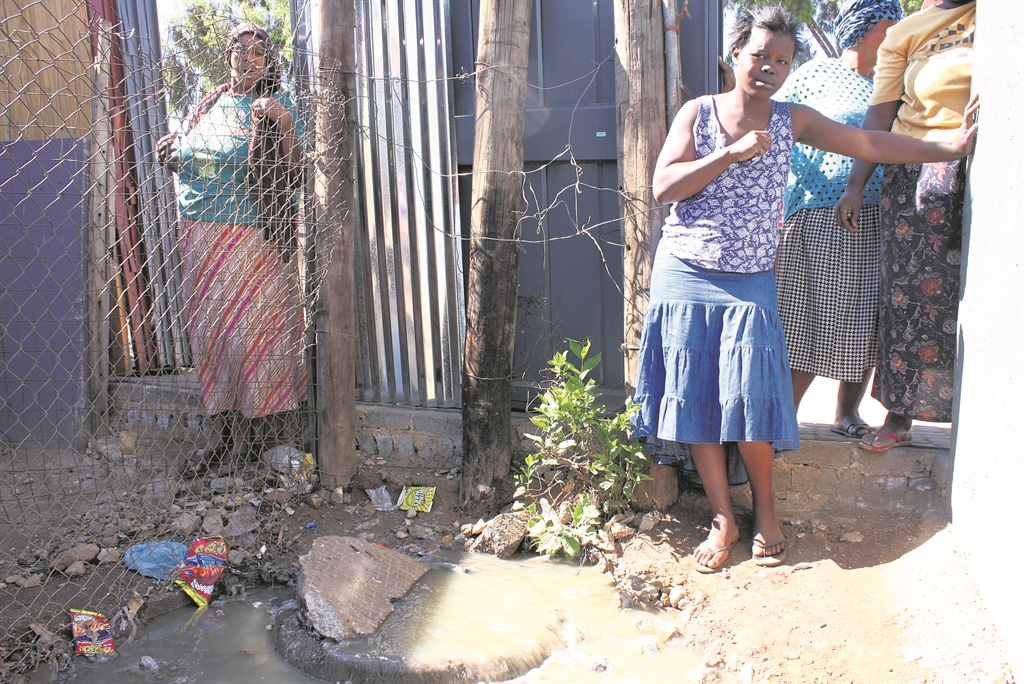 Khensani Khoza says she was saved by a stranger after falling into a drain.       Photo by Stephens Molobi