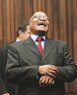 President Jacob Zuma will fight to the death. Picture: Halden Krog