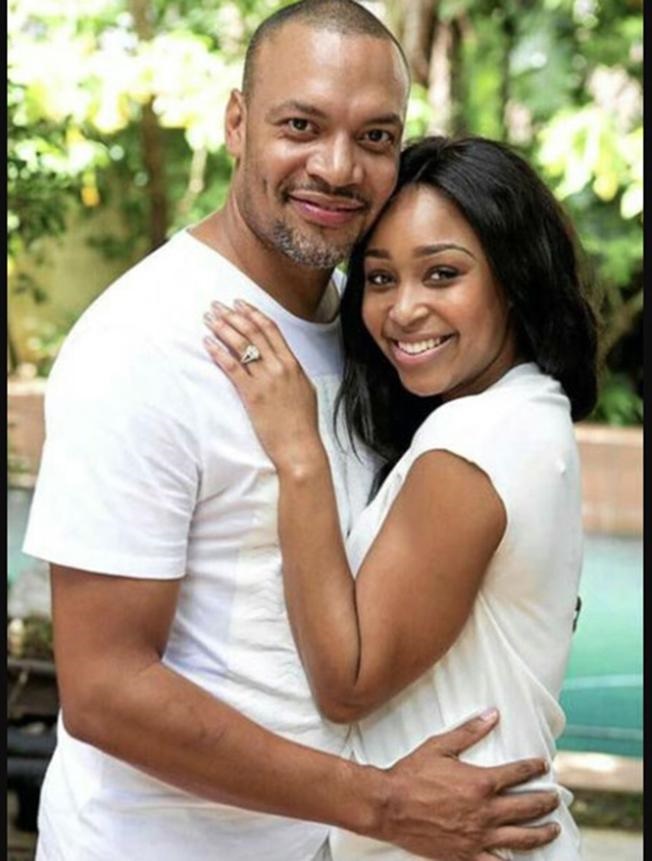 Minnie Dlamini and Quintin Jones, who tied the knot in a fairytale wedding.