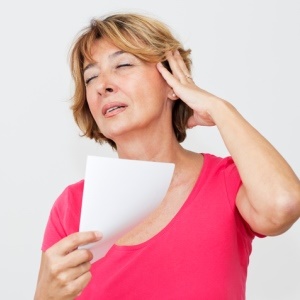 Hot flushes are one of the most common symptoms of menopause. 