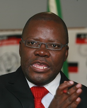 Leader of the opposition People's Democratic Party in Zim Tendai Biti. (Pic: Desmond Kwande, AFP)