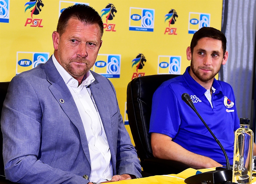 SuperSport coach Eric Tinkler with his captain Dean Furman