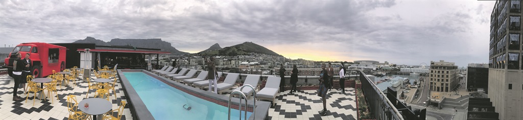 The roof bar is spectacular, with views of forever. Picture: Sekoetlane Phamodi
