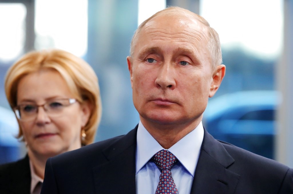 Russian President Vladimir Putin. (Mikhail Klimentyev, Sputnik, Kremlin Pool Photo via AP)